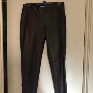 Dark maroon Free People leggings